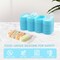 2-Pack Reusable Silicone Popsicle Molds with Lids – DIY Ice Cream, Candy, and Cakesicle Molds for 3D Chocolate, Ice Lollies, and Cake Pops, Includes 50 Wooden Sticks